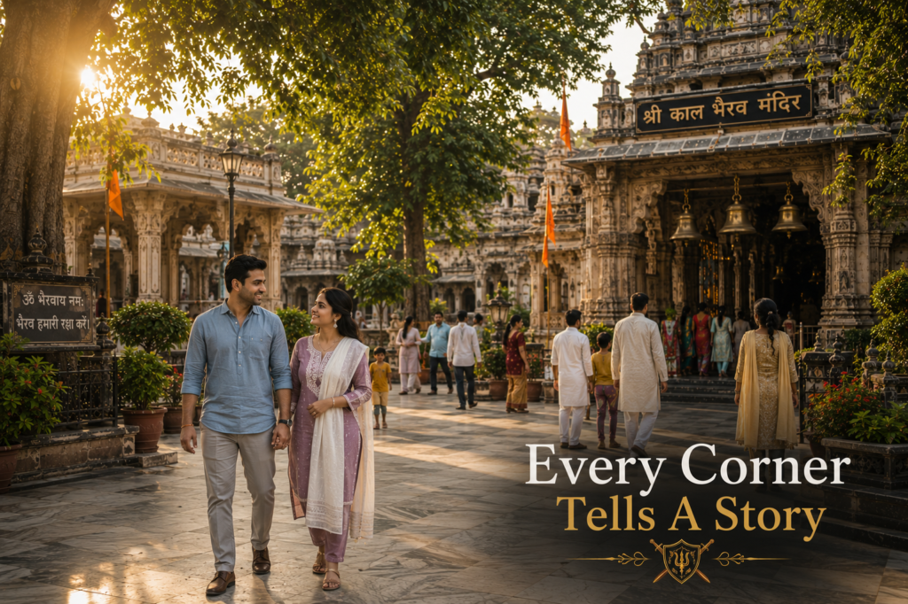 Couple Outfit Ideas For Kaal Bhairav Temple